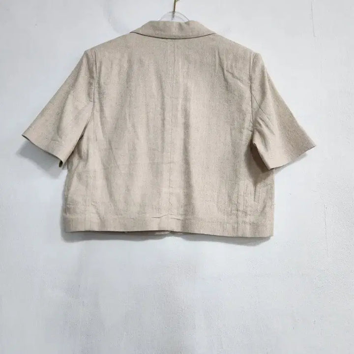 [BUNJANG] 8Seconds Linen Blend Crop Jacket (Size 55) / 에잇세컨즈 2023린넨 면혼방 크롭자켓55