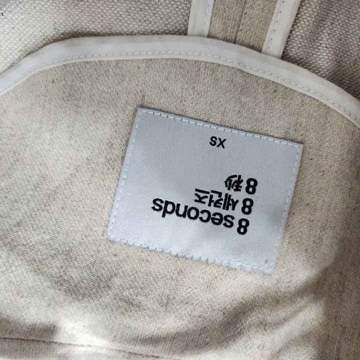 [BUNJANG] 8Seconds Linen Blend Crop Jacket (Size 55) / 에잇세컨즈 2023린넨 면혼방 크롭자켓55