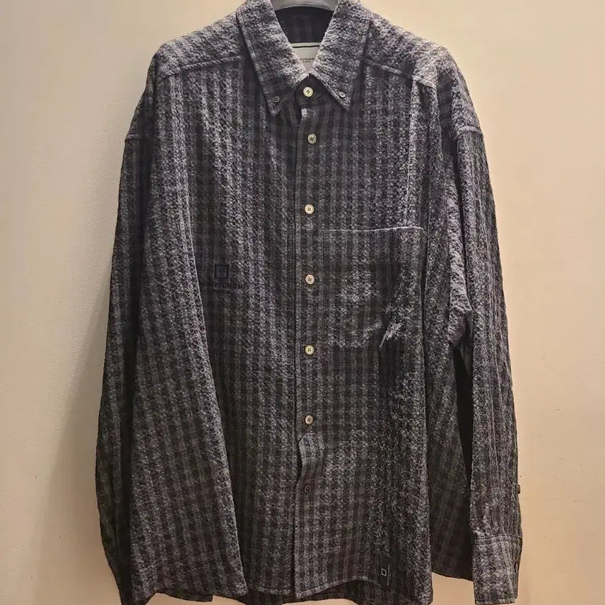 [BUNJANG] Wooyoungmi 25FW Gingham Check Shirt / 우영미 25fw 깅엄체크 셔츠 48