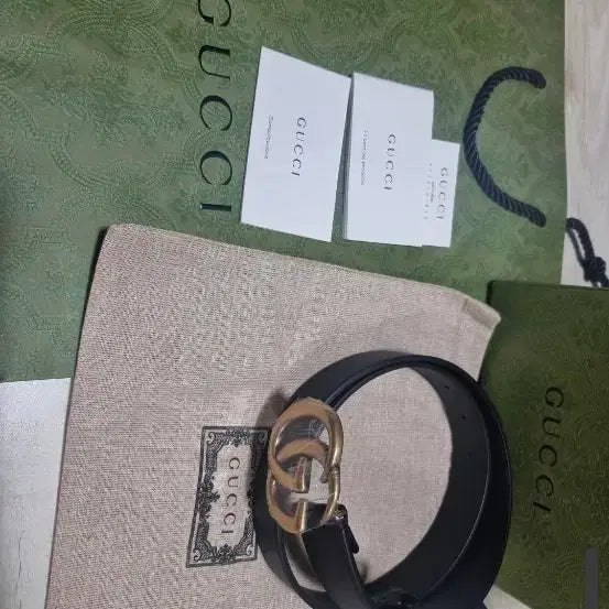 [SOLD OUT] 구찌gg벨트 싸게 팔아봐요 (새상품) 3센치