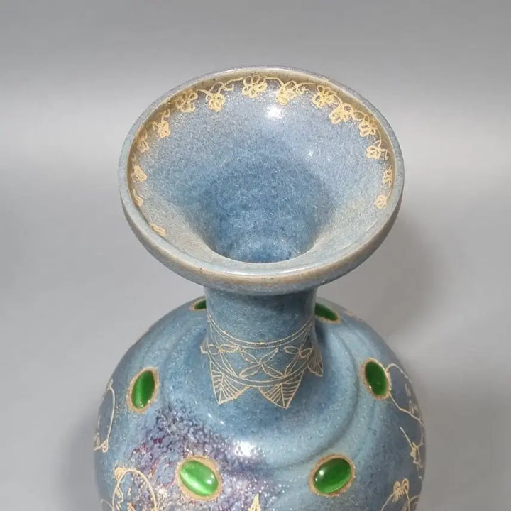 [BUNJANG] Song Gyun Yo Celadon Porcelain Vase / 송균요 묘금영희문장경병. 고30