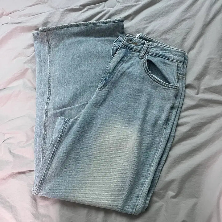 [BUNJANG] Ridenours Summer Wide Pants Light Blue Jeans / 리든어스 썸머 와이드 팬츠 연청바지