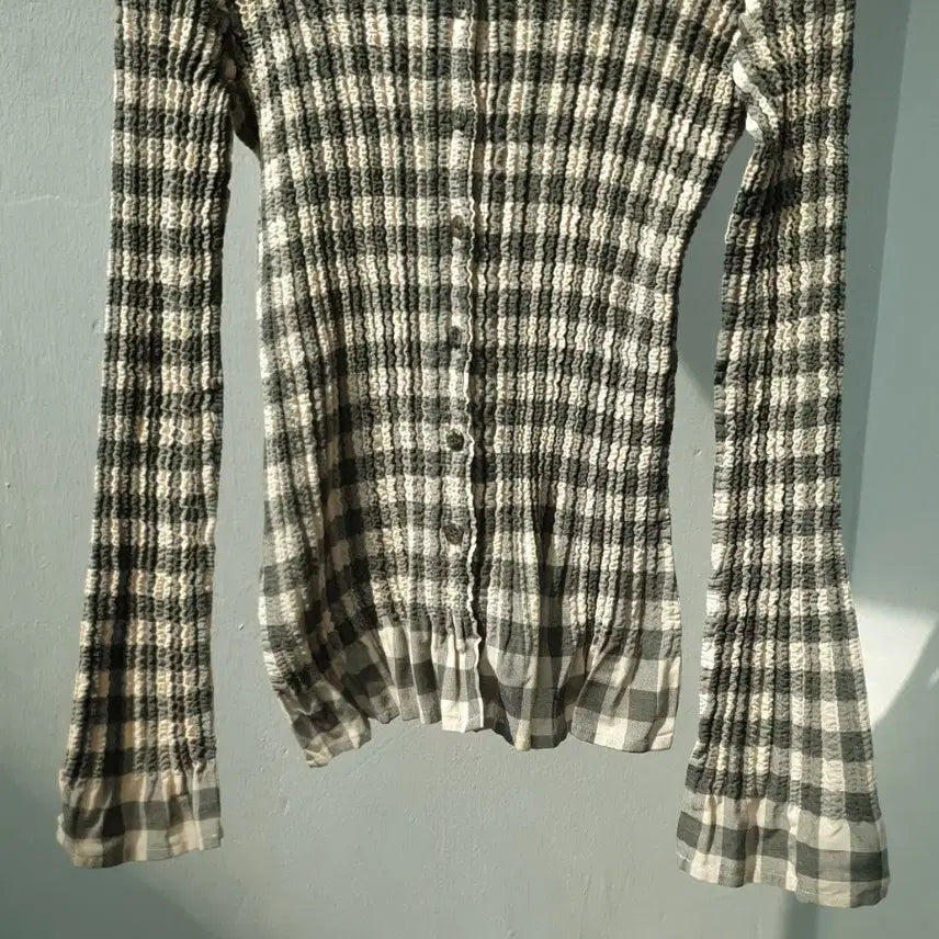 [BUNJANG] Yoshiki Hishinuma Peplum Pleated Jacket / PEPLUM Pleats jk by Yoshiki Hishinuma