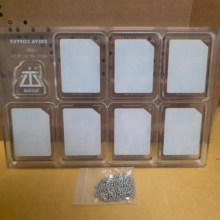 [BUNJANG] TESTAR Idiya Acrylic Block Keyring Set / 데못죽 테스타 이디야 아크릴 블록 키링 세트