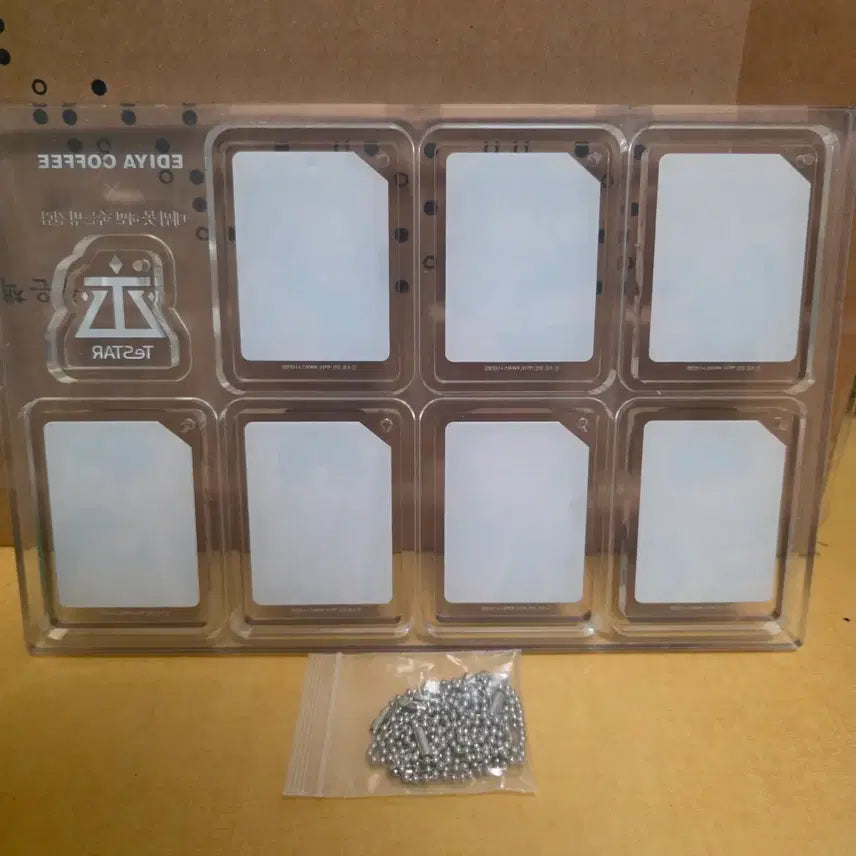 [BUNJANG] TESTAR Idiya Acrylic Block Keyring Set / 데못죽 테스타 이디야 아크릴 블록 키링 세트