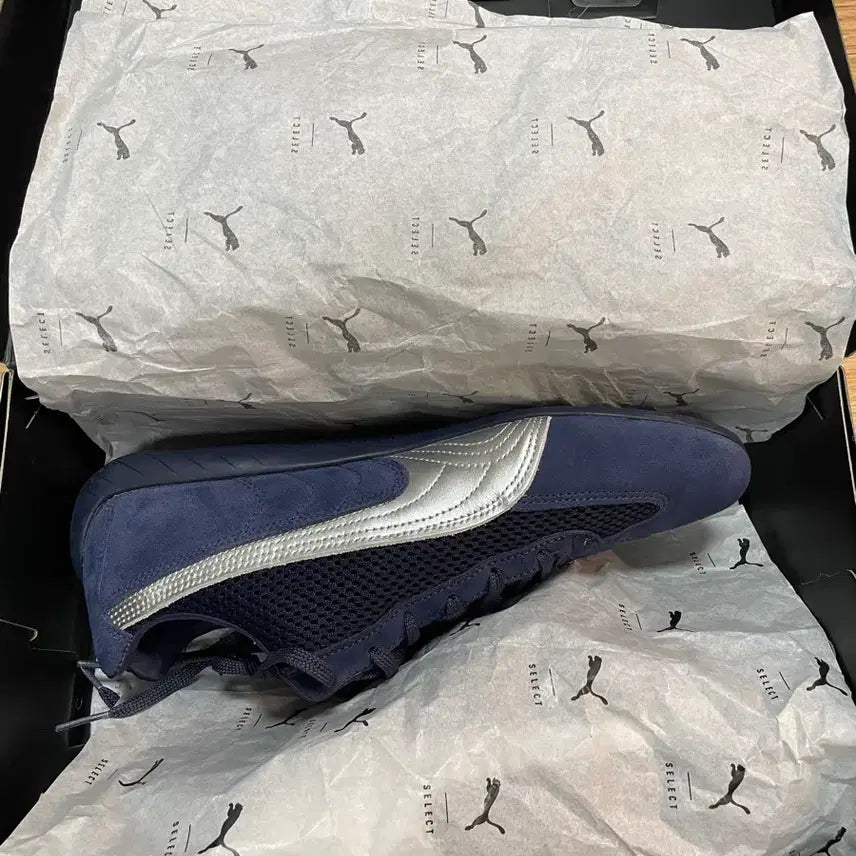 [SOLD OUT] 푸마 스피드캣 프리미엄 네이비-메트 실버 275