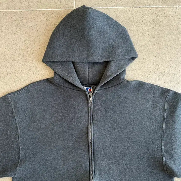 [BUNJANG] Russell Athletic Vintage Hoodie Dark Gray M / 빈티지 러셀 후드집업 다크그레이 M