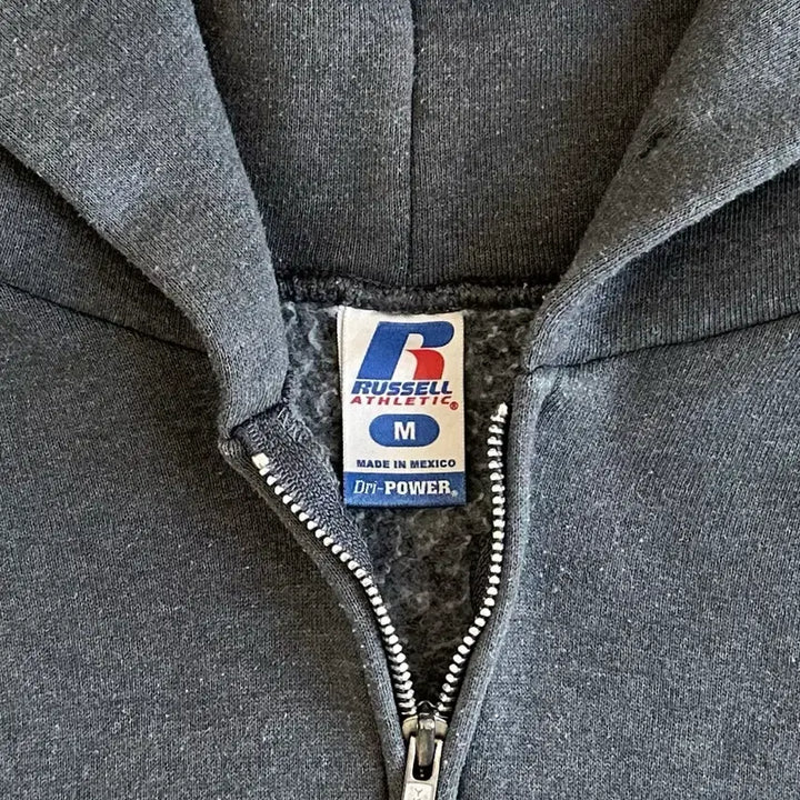 [BUNJANG] Russell Athletic Vintage Hoodie Dark Gray M / 빈티지 러셀 후드집업 다크그레이 M