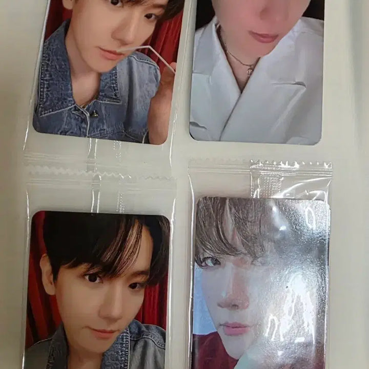 [BUNJANG] EXO Baekhyun Photocard Set / EXO 백현 포토카드 4장
