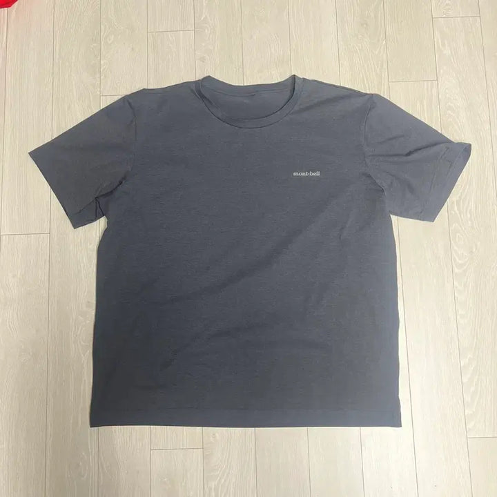 [BUNJANG] Montbell Charcoal Gray Short Sleeve T-shirt XL / 무료배송 몽벨 차콜 그레이 반팔 티셔츠 105 XL