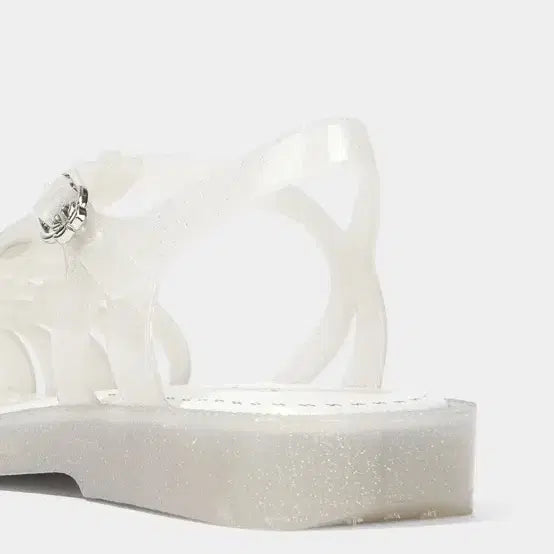 [BUNJANG] SJYP Jelly Sandals White Size 240-245 / SJYP 젤리 샌들 화이트 240 ~ 245