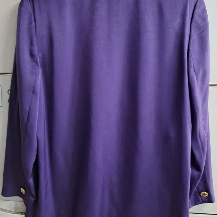 [BUNJANG] ROCHAS Purple Gloss Blazer Jacket / ROCHAS 보라색 광택 블레이저