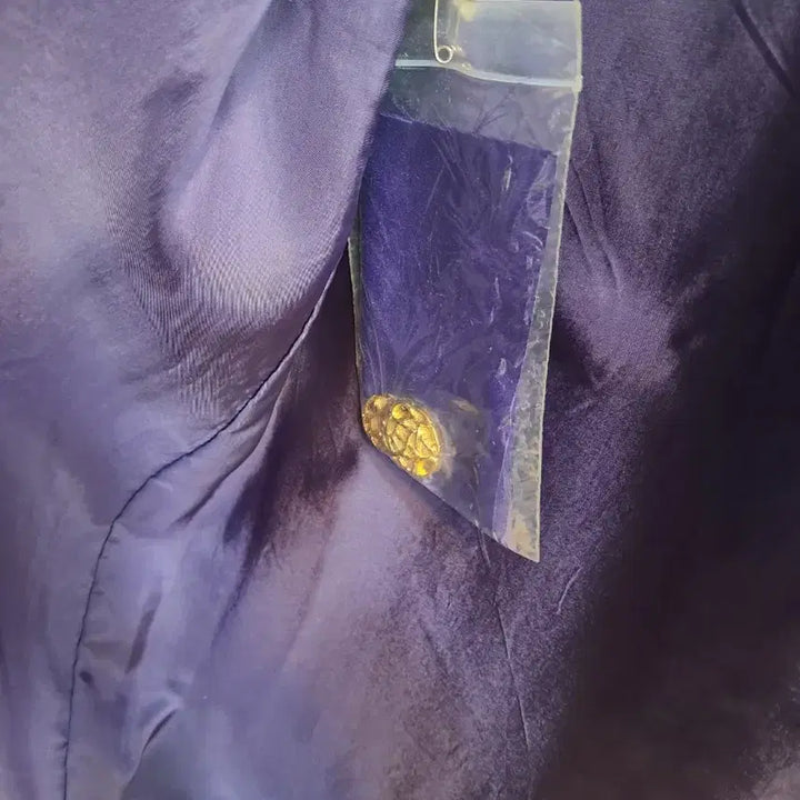 [BUNJANG] ROCHAS Purple Gloss Blazer Jacket / ROCHAS 보라색 광택 블레이저