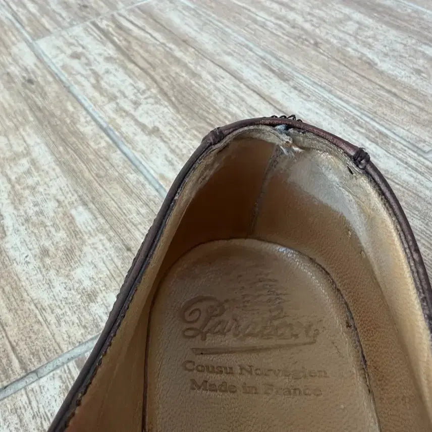 [BUNJANG] Paraboot Chambord Cafe Leather Shoes / 파라부트 샴보드 카페 270