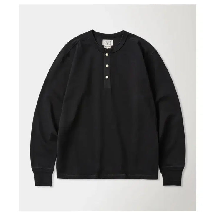 [BUNJANG] Bronson Henry Neck Long Sleeve Shirt / 브론슨 헨리넥 긴팔