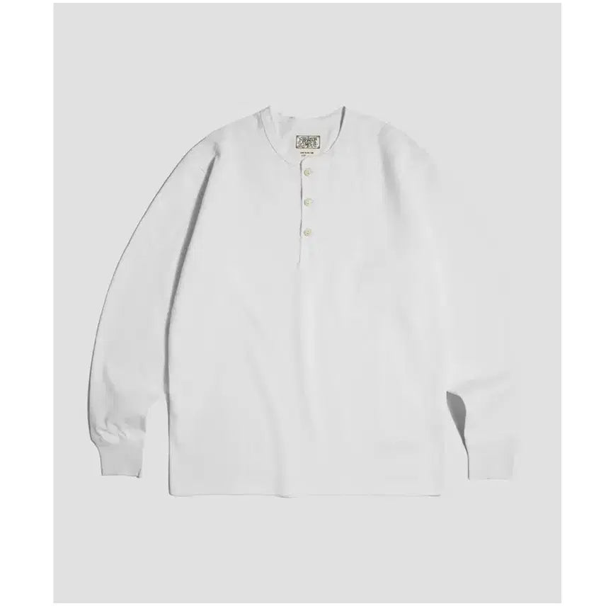 [BUNJANG] Bronson Henry Neck Long Sleeve Shirt / 브론슨 헨리넥 긴팔