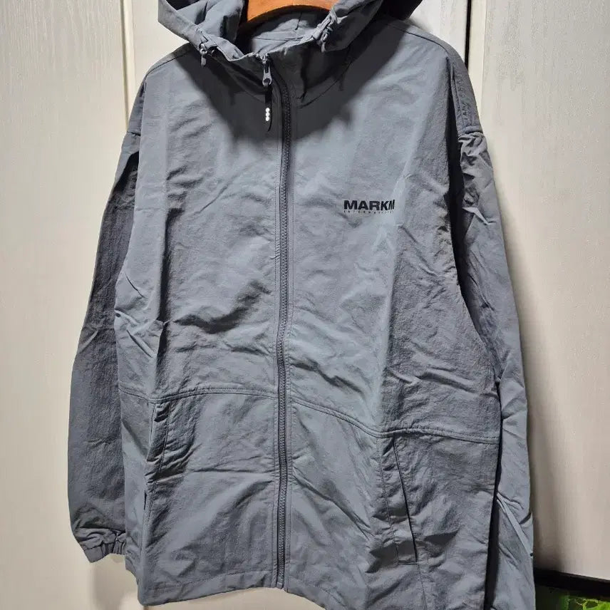 [BUNJANG] Markm Windbreaker Set Charcoal Gray / (타임세일)(새상품)MARKM 바람막이 셋업 차콜그레이