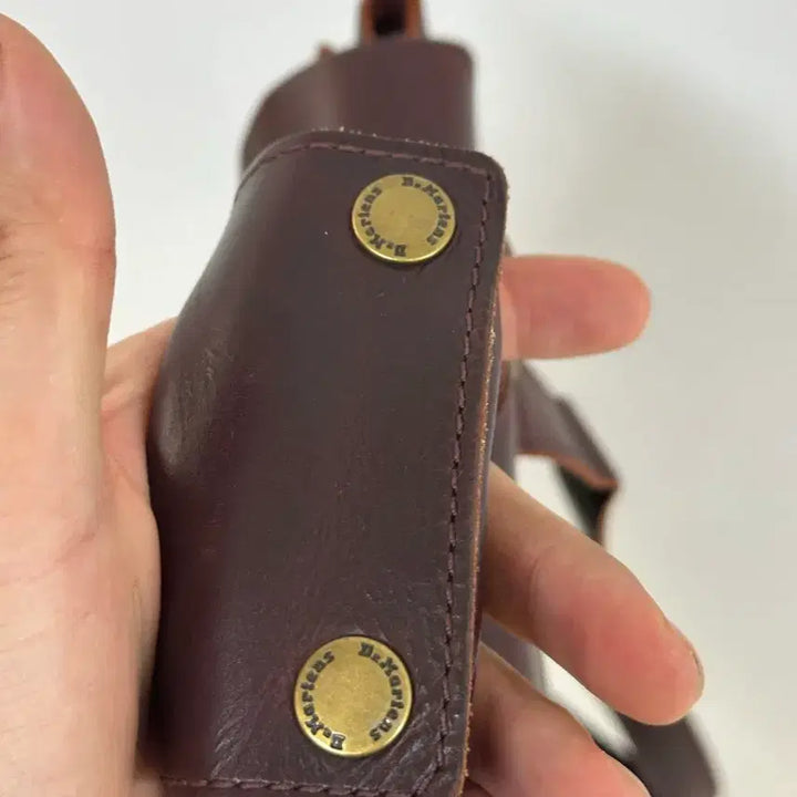 [BUNJANG] Dr. Martens Brown Leather Satchel 2-Way Backpack / 닥터마틴 레더 사첼백 란도쉘 투웨이 2way 백팩