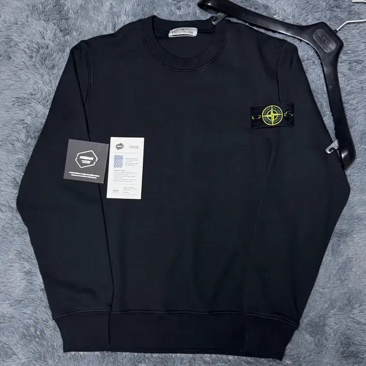 [BUNJANG] Stone Island 22-23 Black Crewneck Sweatshirt / [22-23년식/3XL]스톤아일랜드 블랙 맨투맨