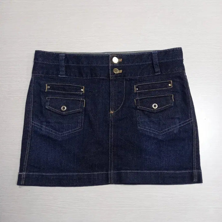 [BUNJANG] Armani Exchange Denim Mini Skirt / 27-28 새상품 A/X 스판 데님 미니스커트 28-930