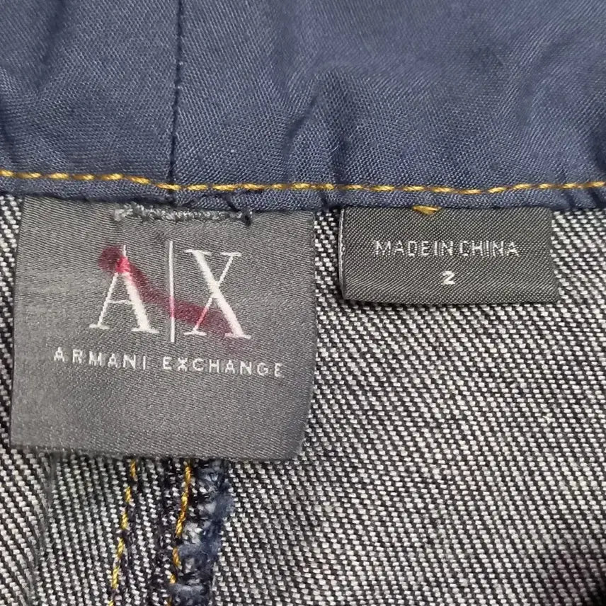 [BUNJANG] Armani Exchange Denim Mini Skirt / 27-28 새상품 A/X 스판 데님 미니스커트 28-930