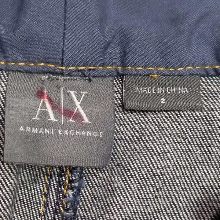 [BUNJANG] Armani Exchange Denim Mini Skirt / 27-28 새상품 A/X 스판 데님 미니스커트 28-930