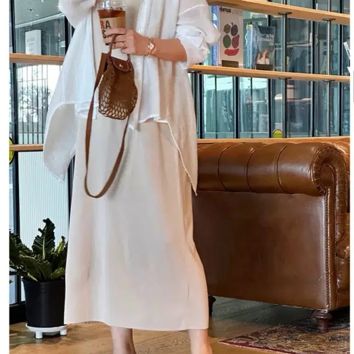 [SOLD OUT] 코코마랑 뒷 절개 셔츠