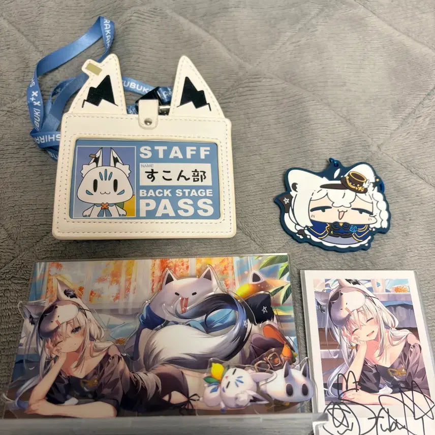[BUNJANG] Hololive Shirakami Fubuki 2023 Birthday Set / 홀로라이브 시라카미 후부키 2023 생일 친필세트 일부