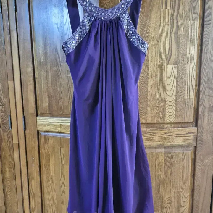 [BUNJANG] Purple Cubic Embellished Party Dress / 파티복 댄스복 55
