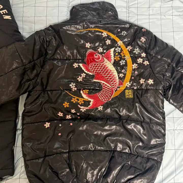 [BUNJANG] Polo Vintage Padded Jacket Bundle / 폴로 빈티지 패딩 / 오리엔탈 자수 패딩