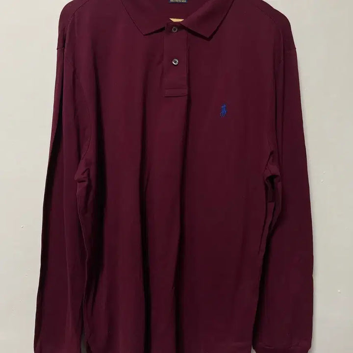 [SOLD OUT] 110 폴로 랄프로렌 스판 긴팔 카라티 정품
