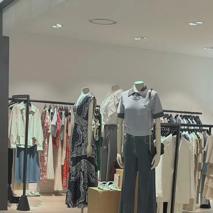 [SOLD OUT] 산드로 카라 로고 니트 탑 2종 sandro