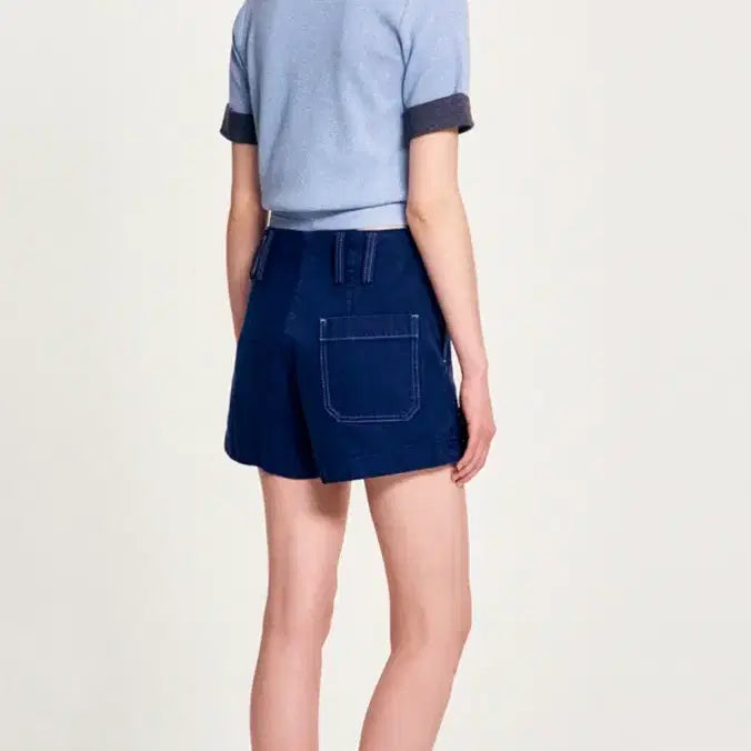 [SOLD OUT] 산드로 카라 로고 니트 탑 2종 sandro