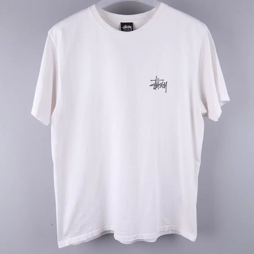[BUNJANG] Stussy Basic T-shirt White (M) / 스투시 베이직 반팔티 화이트 (M)