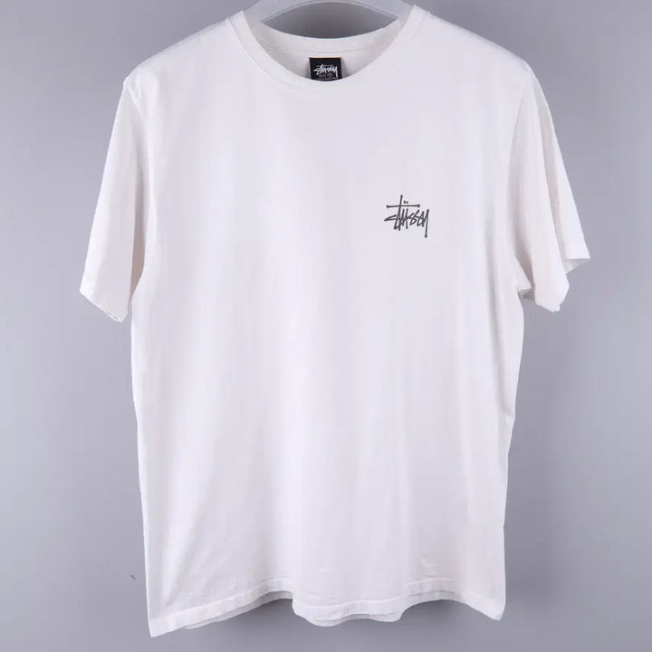 [BUNJANG] Stussy Basic T-shirt White (M) / 스투시 베이직 반팔티 화이트 (M)