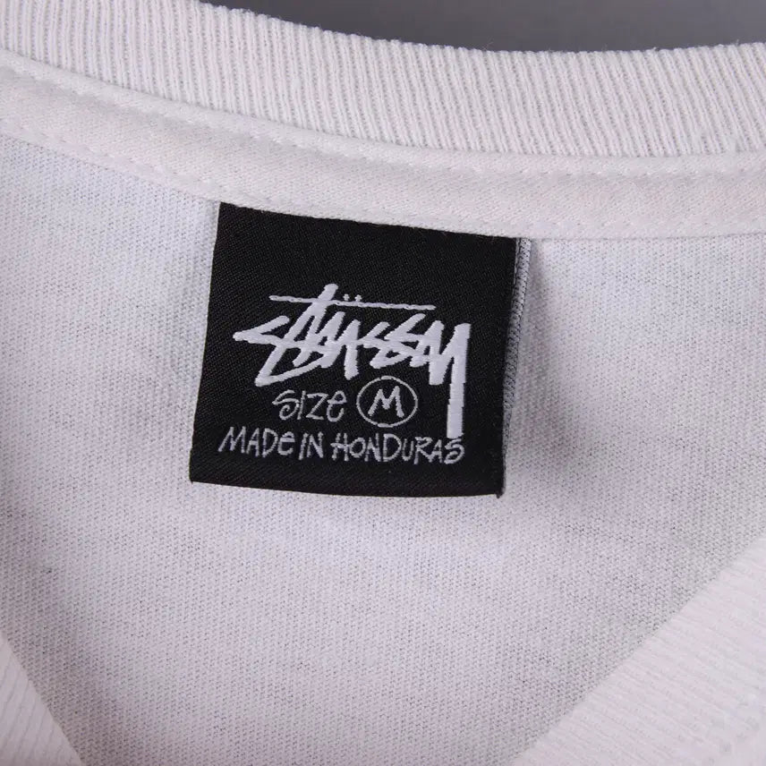 [BUNJANG] Stussy Basic T-shirt White (M) / 스투시 베이직 반팔티 화이트 (M)