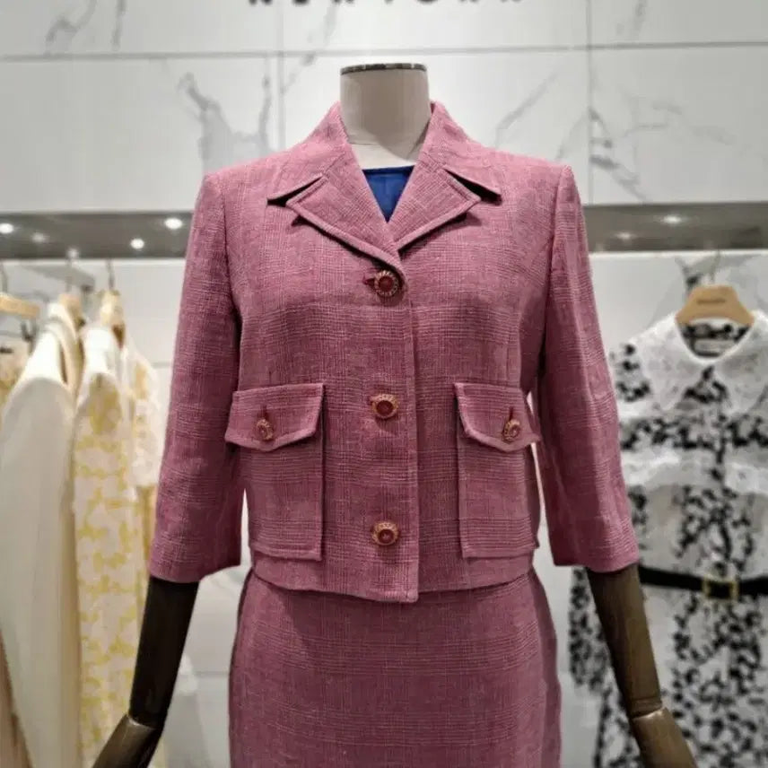 [SOLD OUT] 모조에스핀 포켓 포인트 크롭 자켓