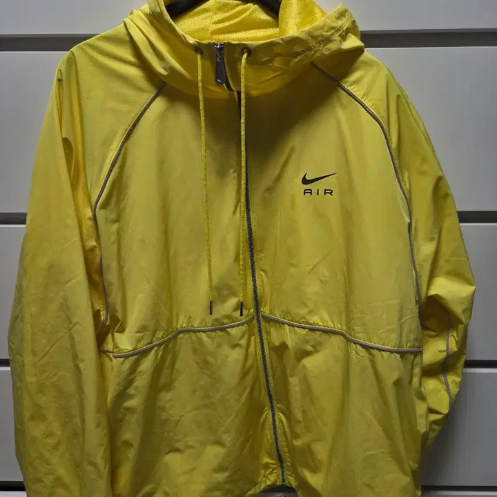 [SOLD OUT] 나이키 에어 풀 집 후드 우븐 자켓 옐로우