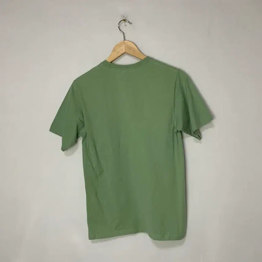 [SOLD OUT] 스투시 빅 로고 프린팅 반팔 티셔츠 빈티지 민트 그린 S 남녀공용