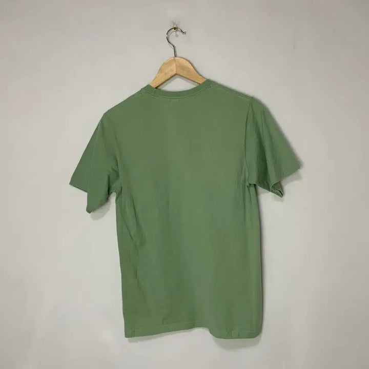 [SOLD OUT] 스투시 빅 로고 프린팅 반팔 티셔츠 빈티지 민트 그린 S 남녀공용