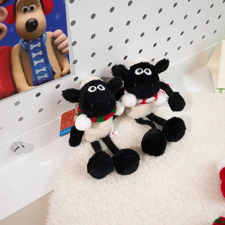 [BUNJANG] NICI Shaun the Sheep Plush Keyring / [소품샵 재고정리] 니키 숀더쉽 인형 키링