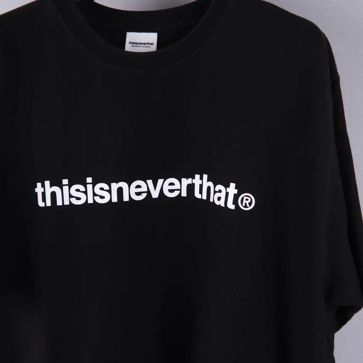 [SOLD OUT] 디스이즈네버댓 로고 반팔티 블랙 (M)