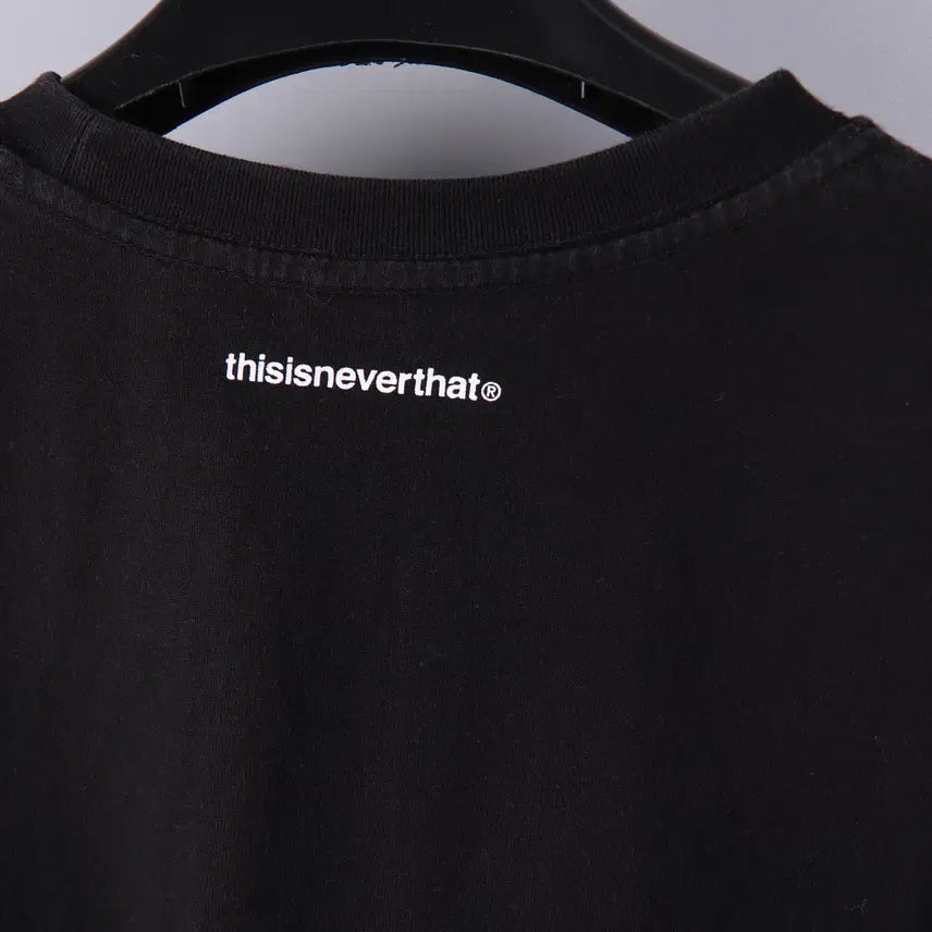 [SOLD OUT] 디스이즈네버댓 로고 반팔티 블랙 (M)