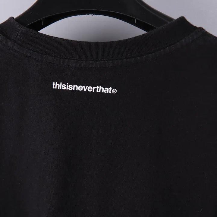 [SOLD OUT] 디스이즈네버댓 로고 반팔티 블랙 (M)