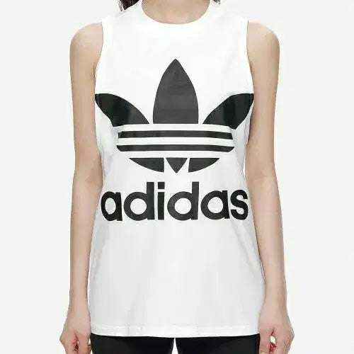[BUNJANG] Adidas Big Trefoil Tank Top (S) / 아디다스 빅 트레포일 탱크 민소매 티셔츠 s