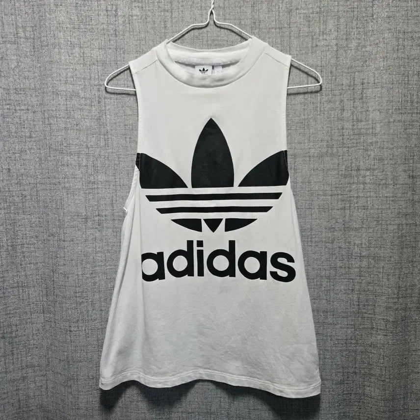 [BUNJANG] Adidas Big Trefoil Tank Top (S) / 아디다스 빅 트레포일 탱크 민소매 티셔츠 s