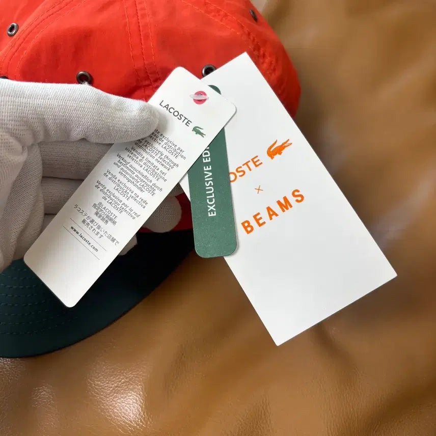 [SOLD OUT] Beams Lacoste 빔스 빔즈 라코스테 6패널 볼캡 모자 요트 클럽
