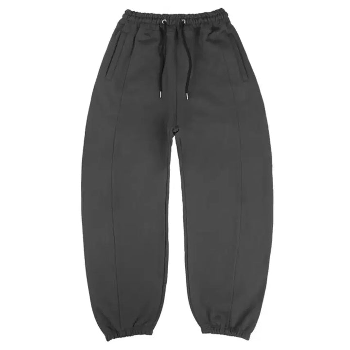 [BUNJANG] Lokward 21oz Heavy Wide Jogger Pants Charcoal / [L] 로커드 21oz 헤비 와이드 조거 팬츠 차콜