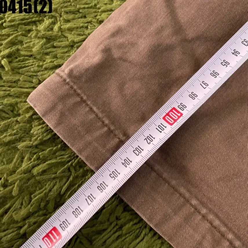 [SOLD OUT] 카키색 카고 와이드 팬츠 34