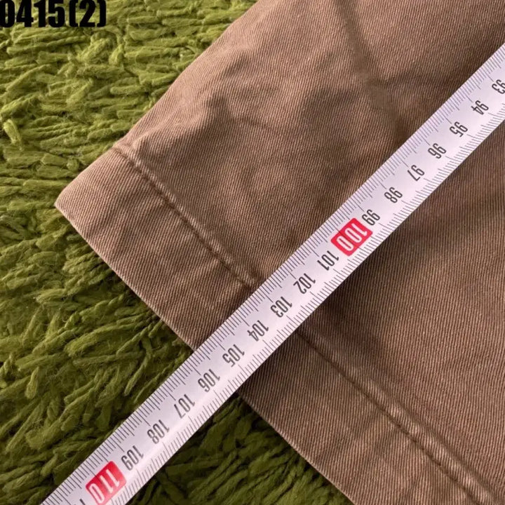 [SOLD OUT] 카키색 카고 와이드 팬츠 34